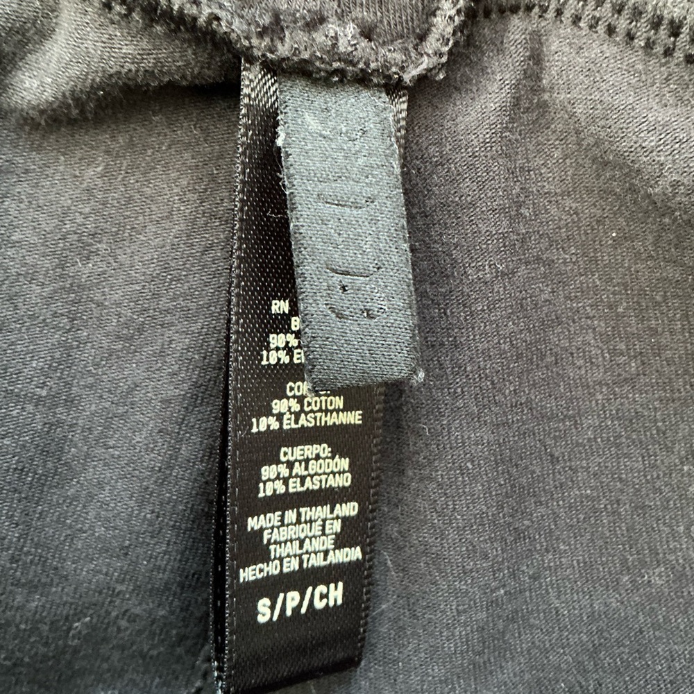 SKIMS Cotton Jersey Foldover Pant | Soot | Size S - Picture 7 of 7